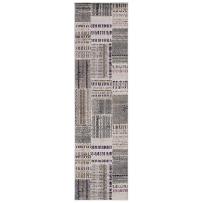 Tucker Geometric Grey Area Rug