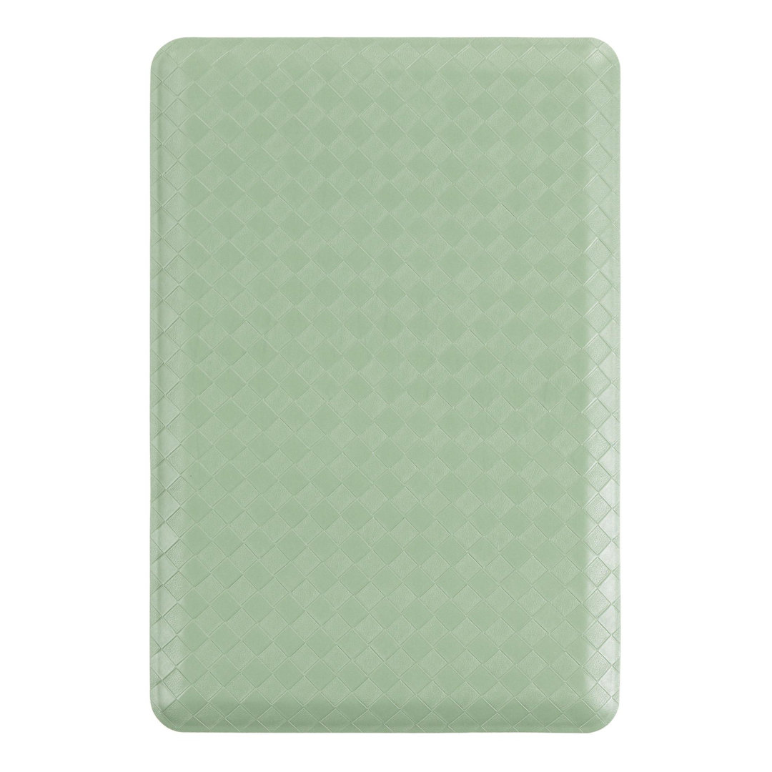 Bodella Modern Geometric Water Resistant Non-Skid Kitchen Mat Hokku Designs