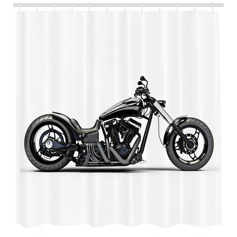 Ensemble de rideau de douche et crochets Manly, H 70 po x l 69 po