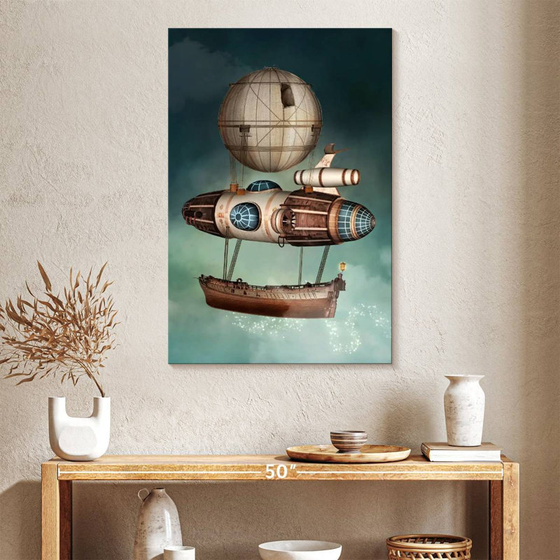 Mehar Steampunk Airship, 39" H x 26" W