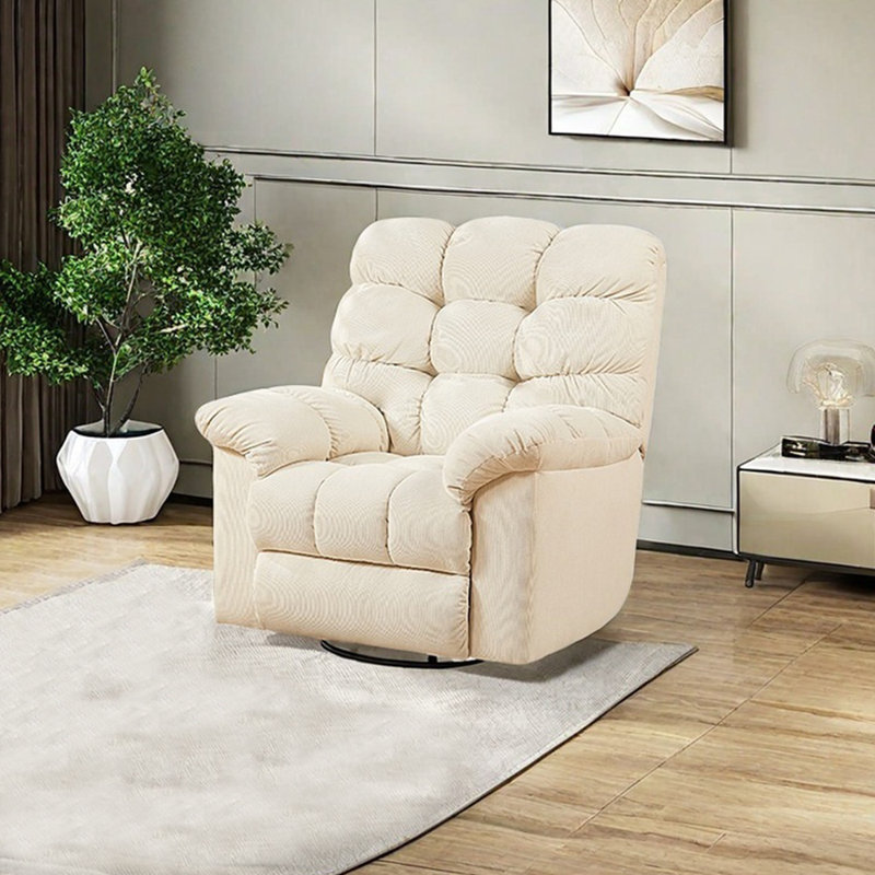 Broughton, Beige Corduroy, Rocker/Swivel