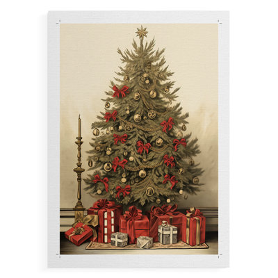 Christmas Holiday Art CDXCI - Reproduction d'art en toile seulement - NON-CADRE