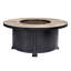 Santorini Round Iron Propane and Natural Gas Fire Pit Table-1218946579-1218946587-1219475390