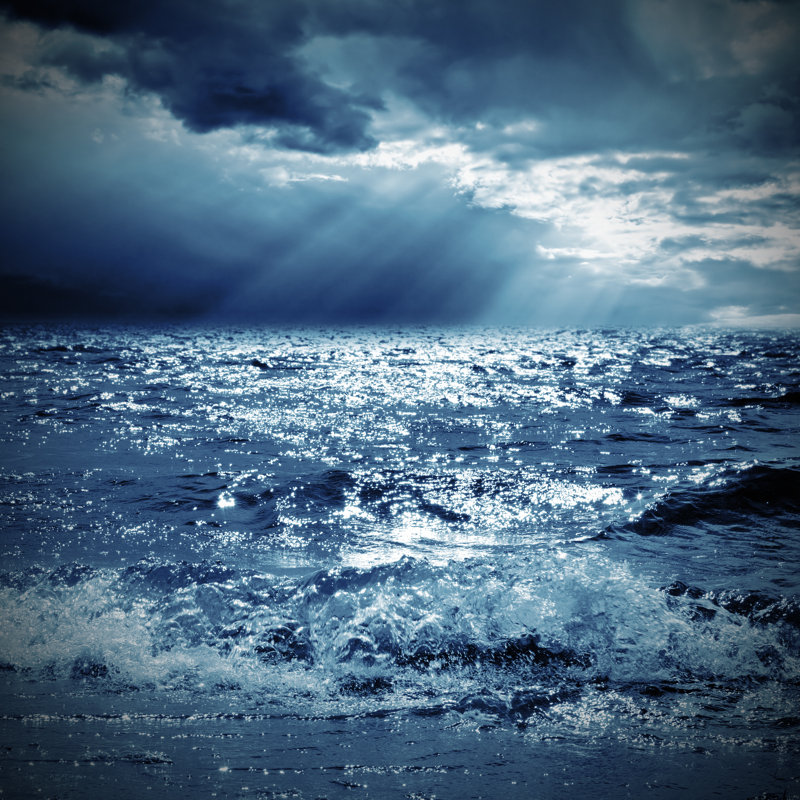 Sea - Wrapped Canvas Print, 76cm H x 76cm W x 3.8cm D