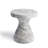 Orren Ellis Monia Marble Effect Stool with Brockway Concrete Industrial End Table for Living Room-1257281211