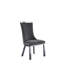 Chaise d'appoint rembourrée Felizardo en gris foncé-302160950-302160951