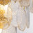 9-Light Modern Gold Crystal Leaf Chandelier Dimmable Luxury Pendant Light