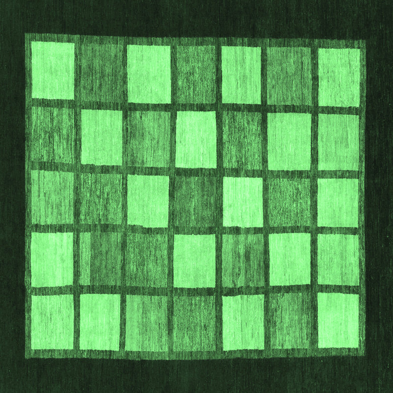 Washable Patchwork Indoor Rug, Square 3'