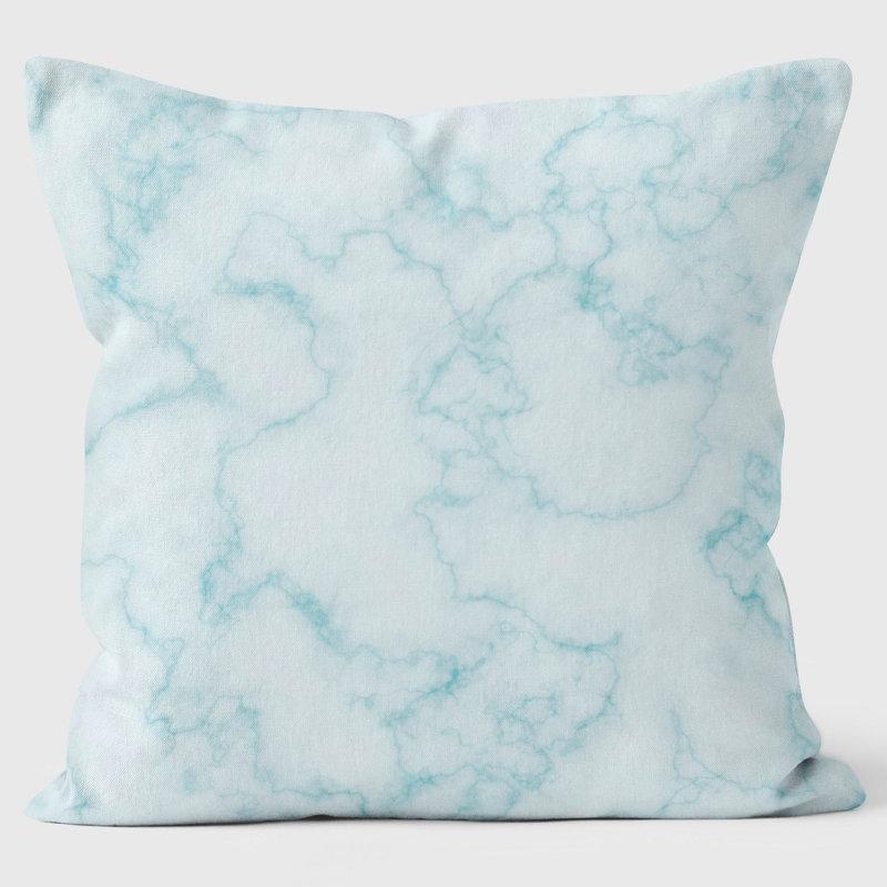 Marbled Texture - Art Print Cushion, Natural