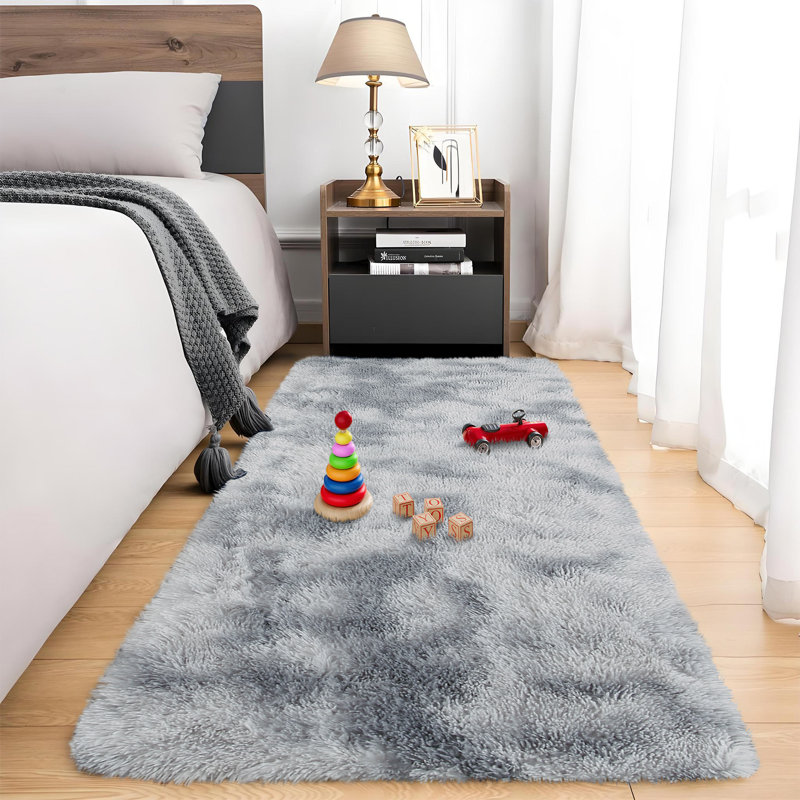 Tie-Dye Washable Shag Area Rugs Non-Slip Fluffy Shag Plush Fuzzy Shaggy Rug for Living Room, Bedroom, Home Decor