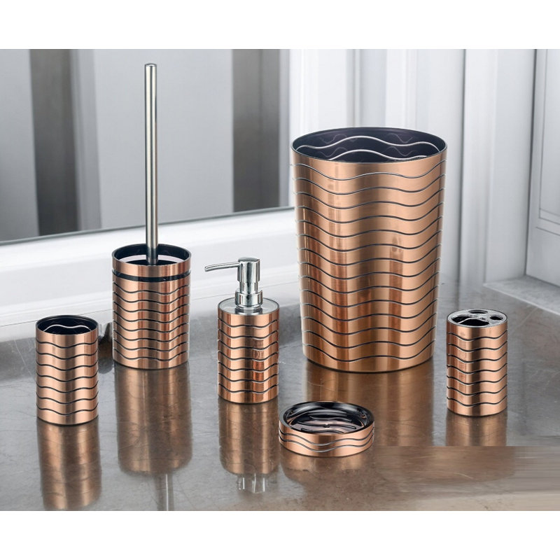 Hansfriedrich Bathroom Accessory Set, Bronze