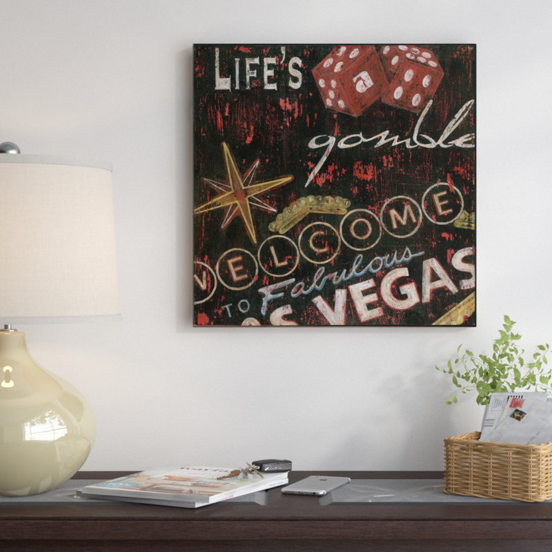 « life a », art textuel sur toile tendue, H 12 po x l 12 po x P 1,5 po