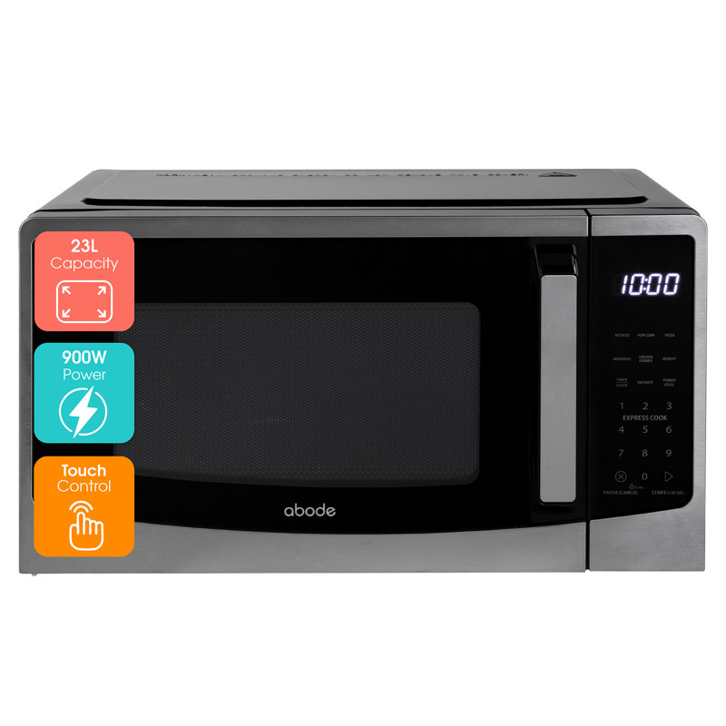 Abode 48.2cm 23m³ L 900W - Watt Countertop Microwave