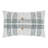 Pine Grove Plaid Embroidered Cotton Reversible Throw Pillow