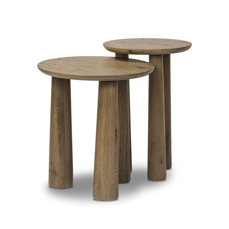 Cooper Solid Wood Nesting End Table