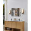 Luminaire pour meuble-lavabo 1 lumière DEL champagne 5ccT avec abat-jour en verre opale gravé Weimar 12 pouces Weimar-1164801672-1164801677-1164801715