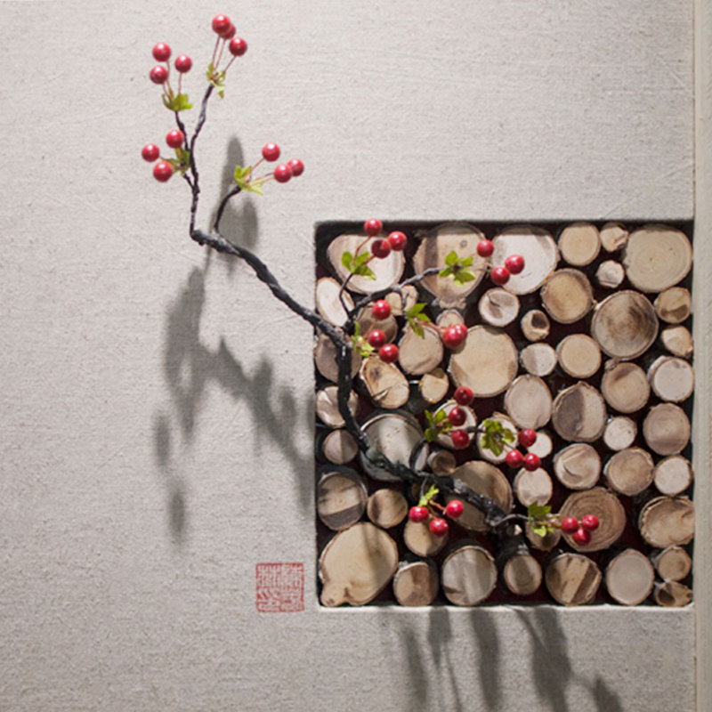 Square new Chinese-style decor