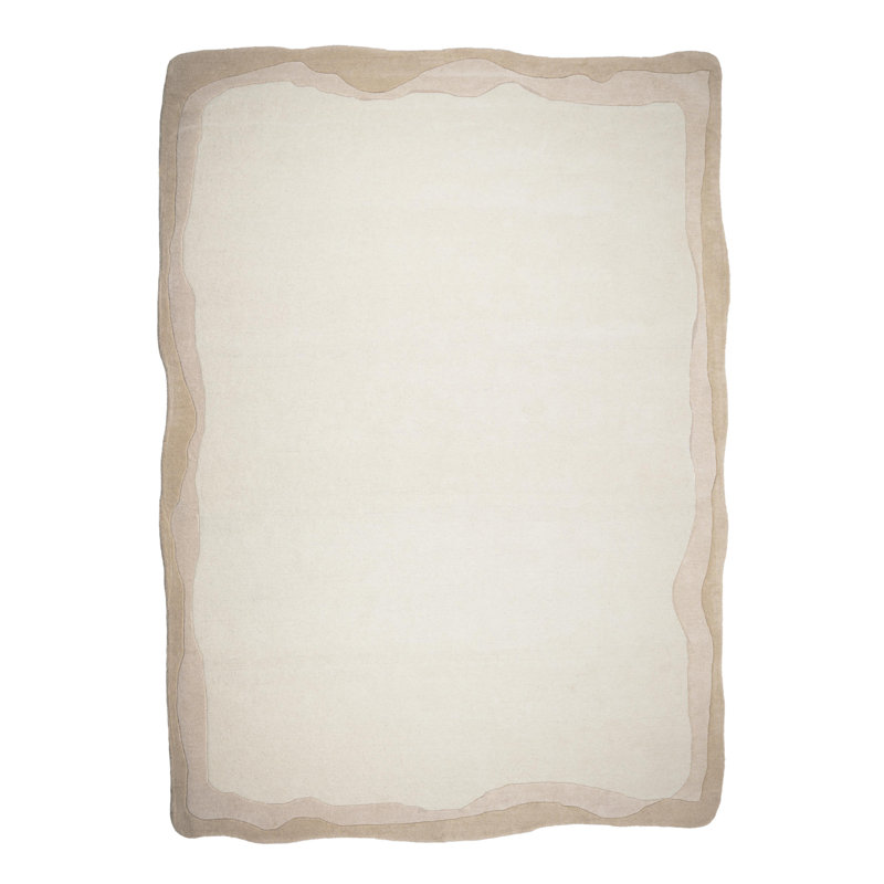 Tapis brun clair Tarba, Rectangle 8 pi x 10 po