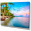 «Blue Sunset over Anse Champagne Beach», impression sur toile tendue-635345720
