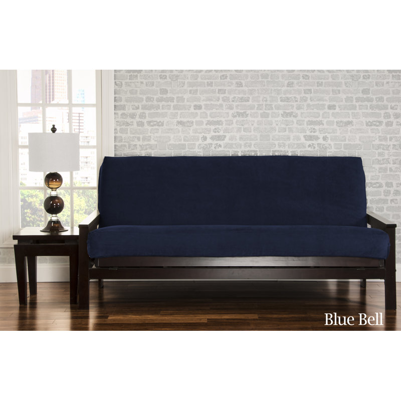 Housse pour futon à coussins carrés Leupp, Grand, Campanule