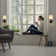 Plug in Wall Light Set of 2, Swing Arm Wall Lamps, with Linen Lampshade