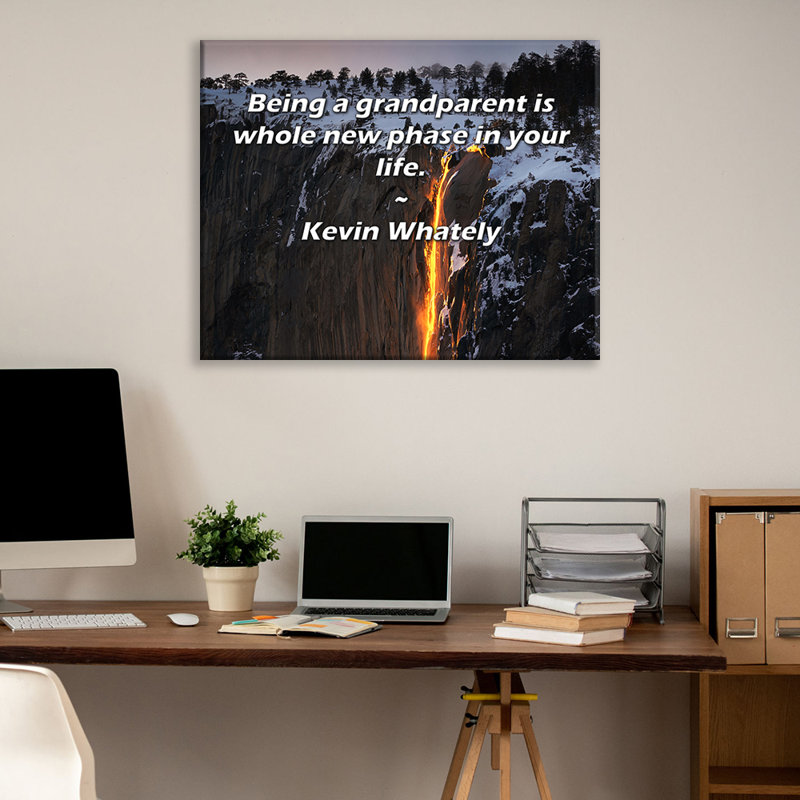 Dakota Fields Gallery Wrapped Canvas By Kevin Whately: "Being a grandparent is whole new phase in you, 17" H x 24" W