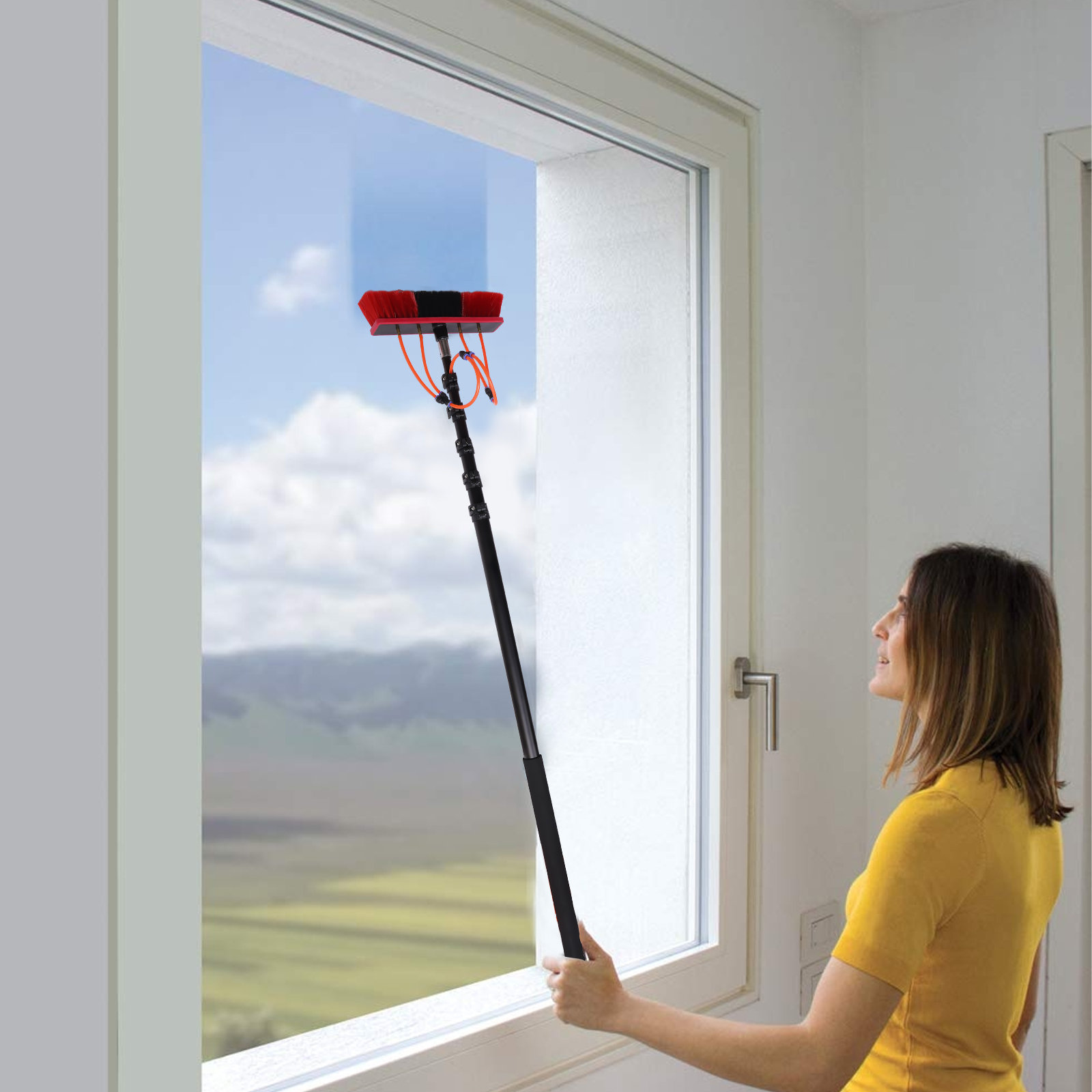 Sunjoy Tech 3PCS Magic Window Cleaning Brush, Premium Window Cleaner,  Window Cleaning Tools, Shower Cleaning Brush, for Shower Doors House  Glass.etc