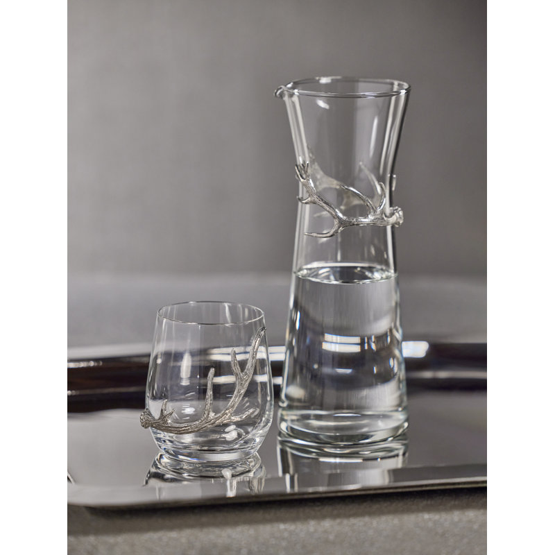 Loon Peak® Aldah - 2 pièces 15,39 oz Ensemble de verres à vin sans pied en verre