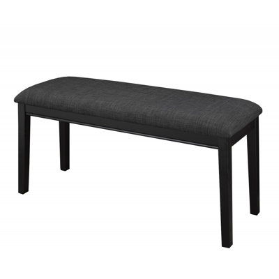 Accent Bench, Gray / Black