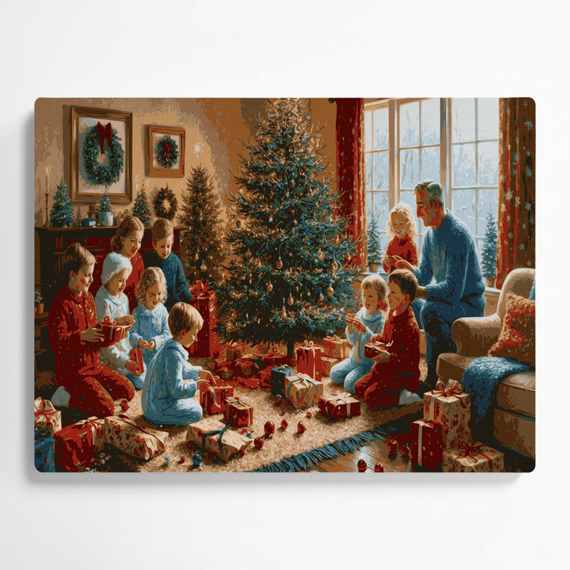 «Christmas Christmas Morning», art mural en métal brun