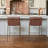 Maven Lane Gerard Stool with Faux Leather Upholstery-108989932-108989934