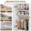 Armoire de rangement pour chaussures 20 paires à 5 niveaux avec portes