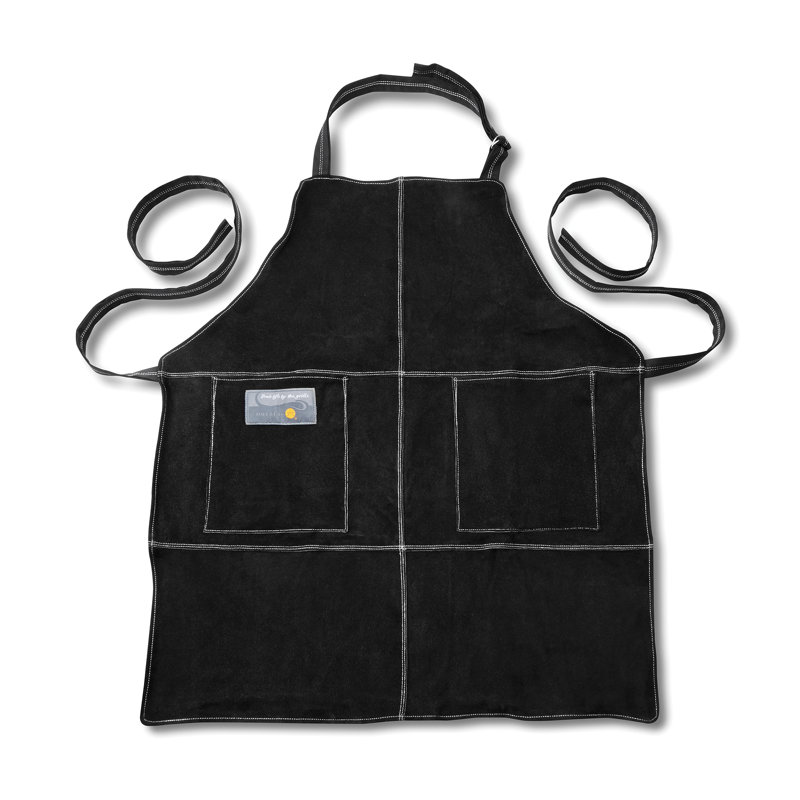 Tablier en cuir pour barbecue