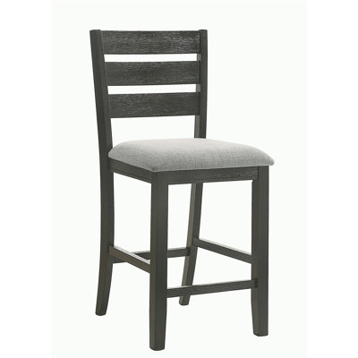 Tabouret de bar noir moderne en carbone