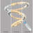 Bryah 3 - Light Chrome LED Shaded Pendant-622079609-622079608