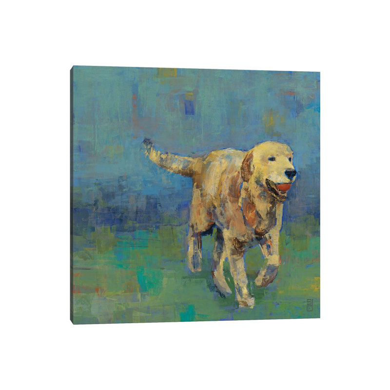 Play Time II by Stacy DAguiar - Wrapped Canvas Painting, 30.48 cm H x 30.48 cm W