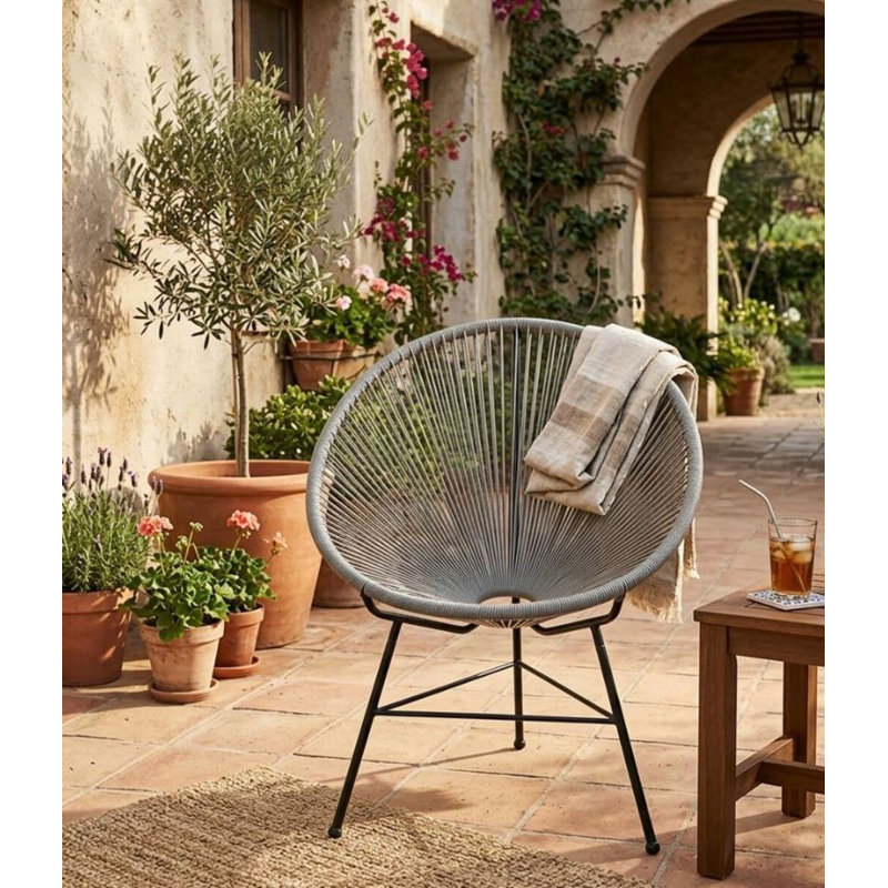 Chaise d'appoint Marilyse, Gris