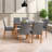 Hough Solid Wood Base Dining Table