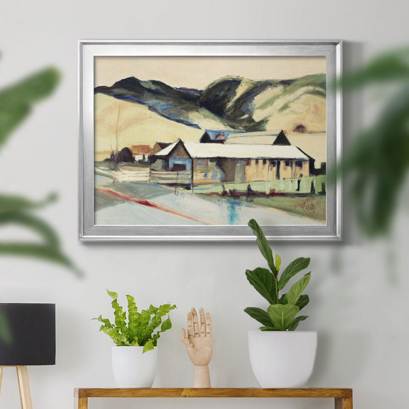 Méchant - cadre photo, reproduction d'art sur toile, H 22,5 po x l 30,5 po x P 1,5 po, Toile avec cadre argenté