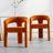 Modern Upholstered Barrel Dining Chairs-95262516