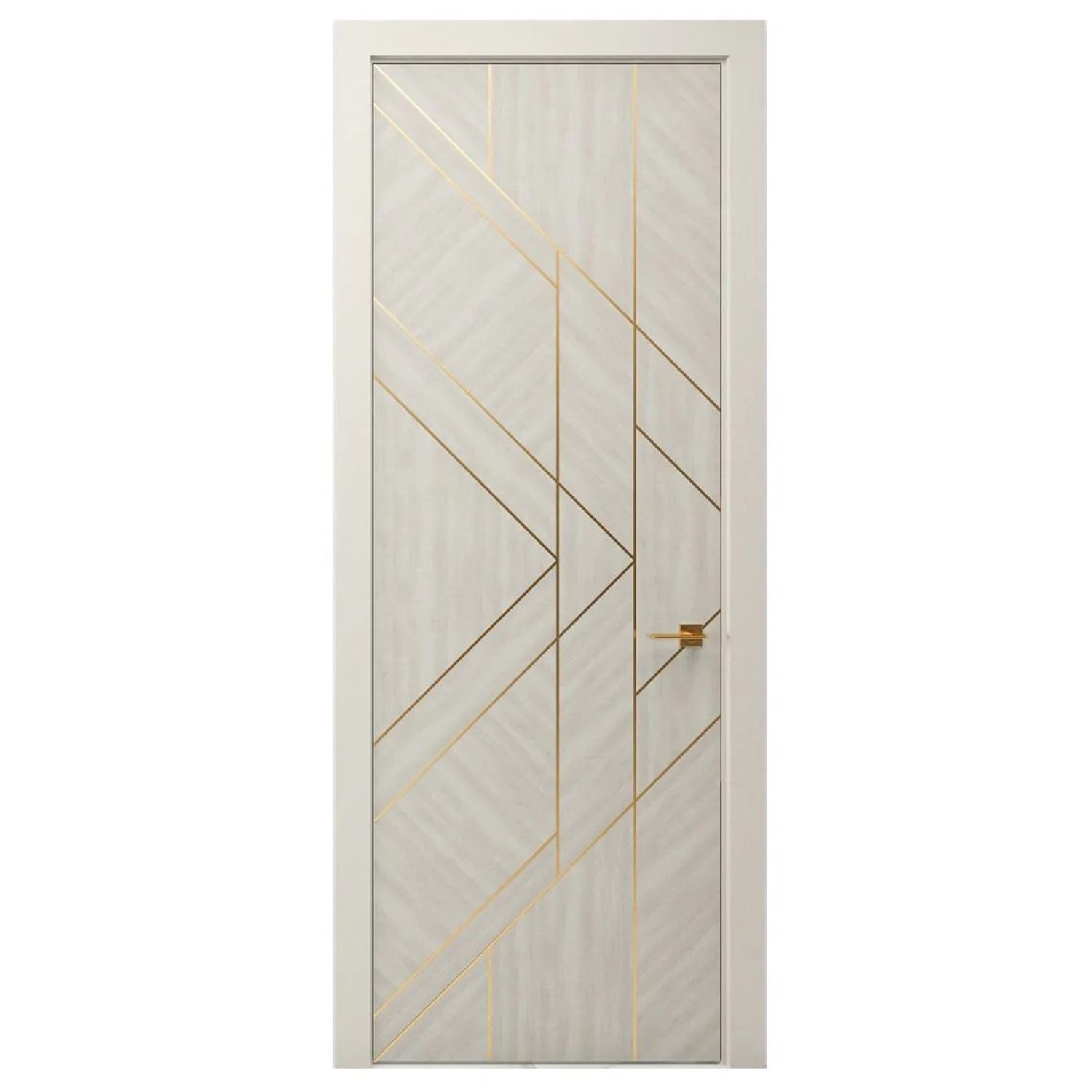 Hibashi Furniture Araw 36'' x 96'' Solid Wood Paneled Standard Door ...