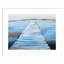 «Wet Dock» par Claire Whitehead, reproduction d'art encadrée sur bois-1175160879-1175160874