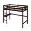 Lit mezzanine simple avec bureau intégré