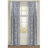 Blade Cotton Blend Floral Room Darkening Thermal Rod Pocket Curtain Panels