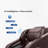 Zero Gravity Massage Chair With SL-Track, Shiatsu, Heated Back & Calves, Foot Rollers, Built-In Speakers & Smart LCD Control – Elevate Your Home Or Office Comfort