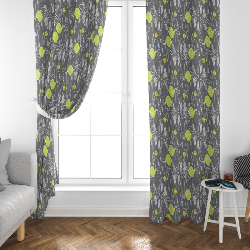 Paire de rideaux obscurcissant en polyester Janley, L 20 po x L 82 po