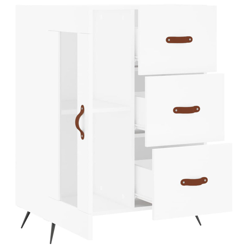 Marieda 1 - Door Rectangle Accent Cabinet, White