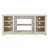 Mantel Stone TV Media Stand With With Faux Stacked Stone Surround, Modern Entertainment Console With Open Storage Space,WHITE, 58.31"W*15.39"D*26.06"H-71520666