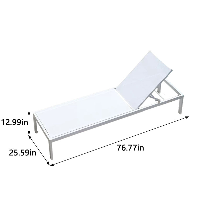 Chaise longue d'extérieur