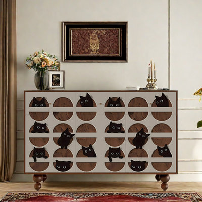 Abstraction Entryway Accent Cabinet and Sideboard